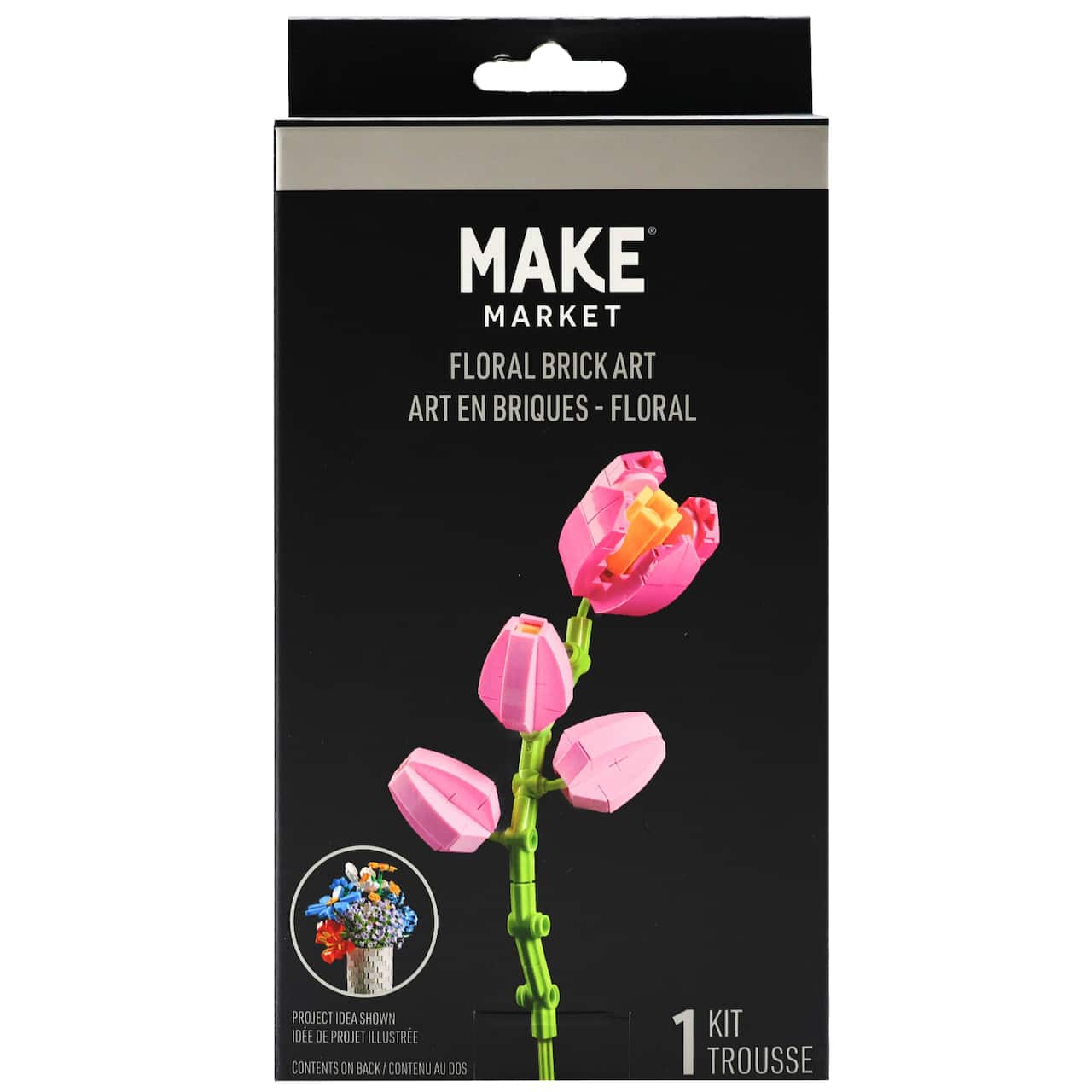 Boat Orchid Floral Brick Art Kit by Make Market®